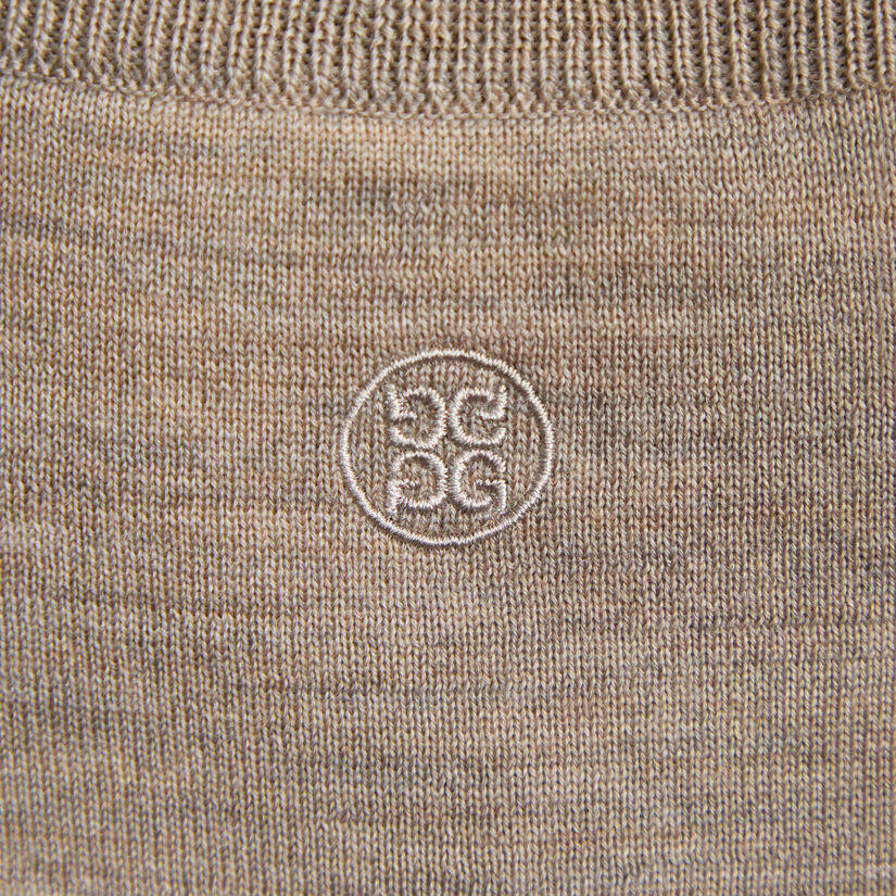 MERINO WOOL COTTON PLAITED 1/4 ZIP JUMPER image number 7