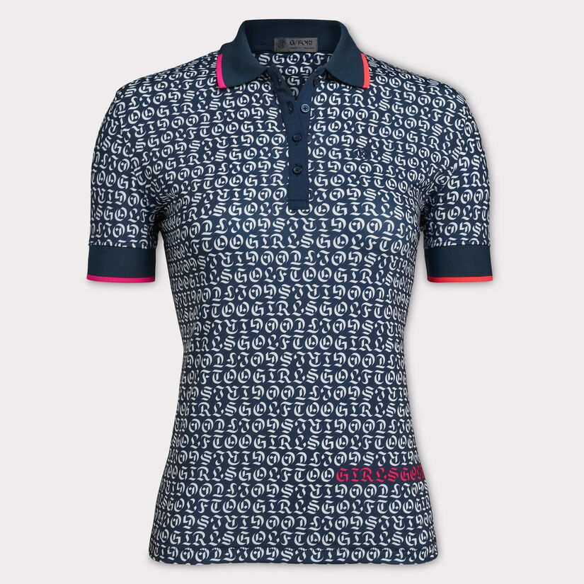 GIRLS GOLF TOO STRETCH TECH JERSEY POLO image number 1