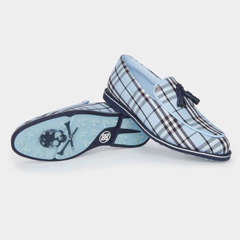 WOMEN'S PLAID TASSEL BROGUE CRUISER GALLIVANTER GOLF SHOE