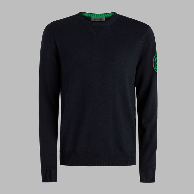 CIRCLE G'S MERINO WOOL CREWNECK JUMPER image number 1