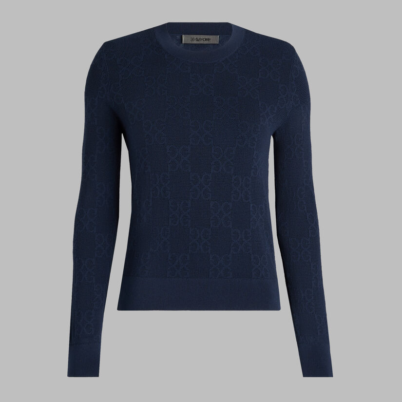 POINTELLE G CREWNECK JUMPER image number 1