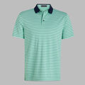 HERRINGBONE STRIPE TECH JERSEY POLO image number 1