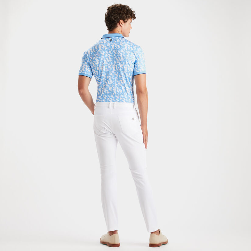 BLOSSOM RIB COLLAR TECH JERSEY TAILORED FIT POLO image number 5