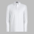 M&Eacute;LANGE ICE NYLON LONG SLEEVE POLO image number 1