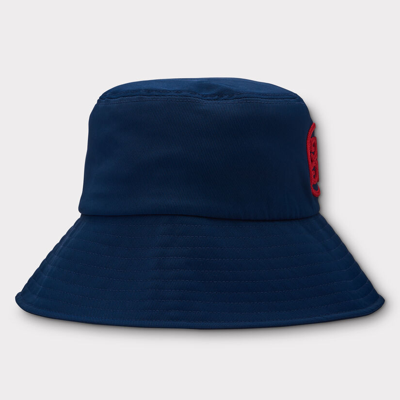 WIDE BRIM STRETCH TWILL BUCKET HAT image number 3