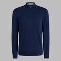 COOLING COTTON 1/4 ZIP JUMPER image number 1