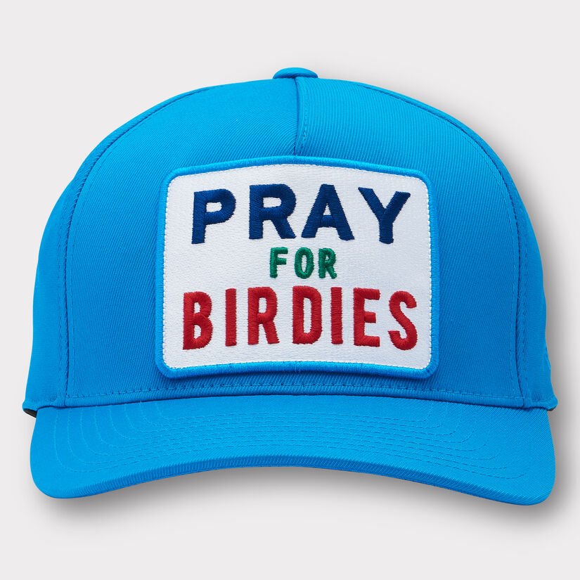 PRAY FOR BIRDIES STRETCH TWILL SNAPBACK HAT image number 2