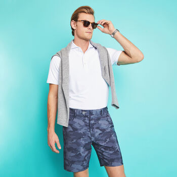 ESSENTIAL TECH PIQUÉ MODERN SPREAD COLLAR POLO