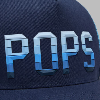 Alternative image of POPS GRADIENT TALL TRUCKER HAT - Alternate Image 1