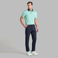 HERRINGBONE STRIPE TECH JERSEY POLO image number 3