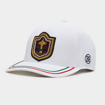 LIMITED EDITION RYDER CUP ROME 23 BULLION PATCH SNAPBACK HAT