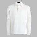 SUPER SOFT BRUSHED COTTON LONG SLEEVE POLO image number 1