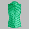 V-DOWN QUILTED STRETCH TECH INTERLOCK GILET image number 1