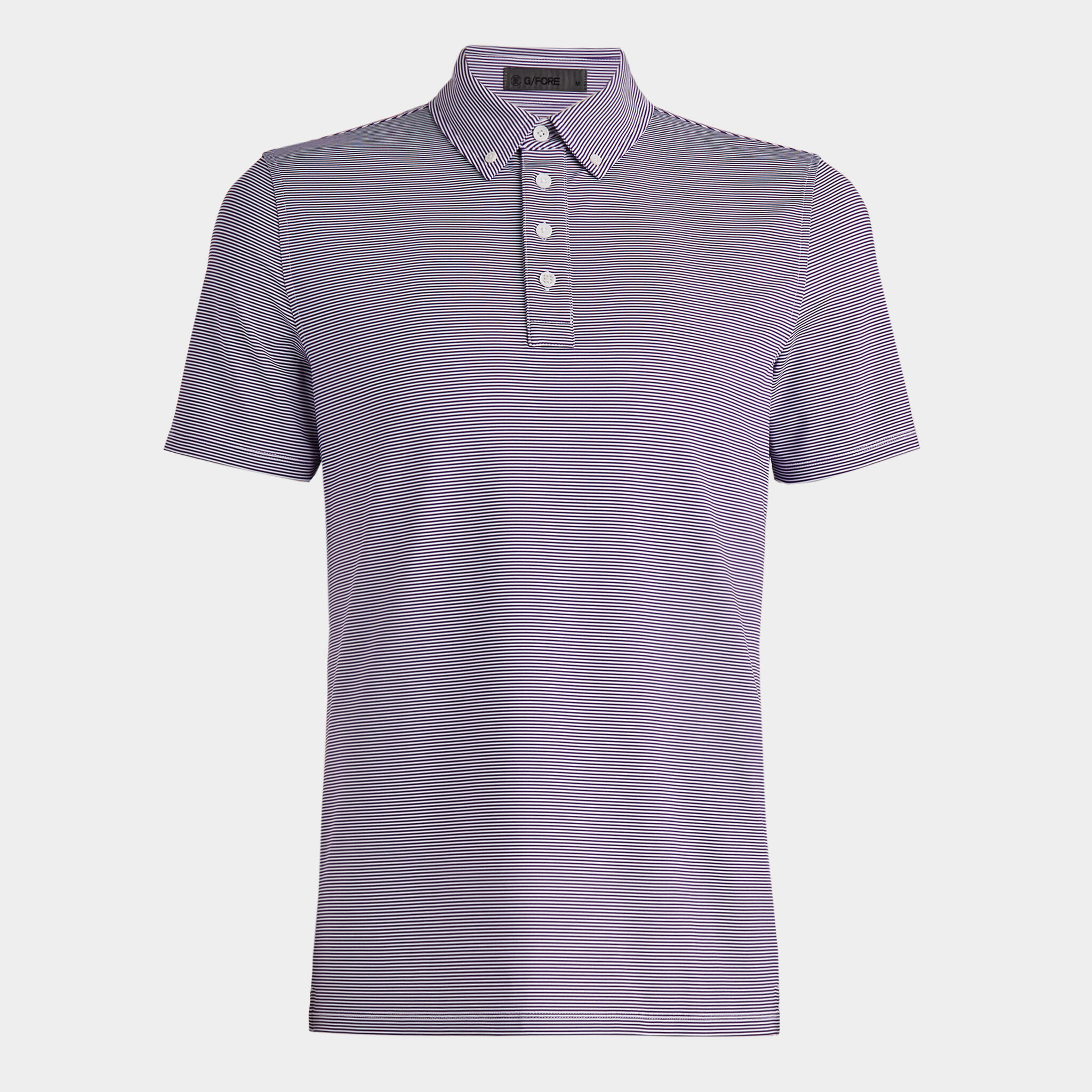 FEEDER STRIPE TECH JERSEY BUTTON DOWN COLLAR POLO MEN S POLO SHIRTS G FORE