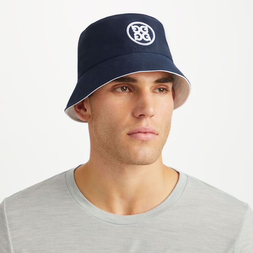 CIRCLE G S REVERSIBLE COTTON TWILL BUCKET HAT MEN S HATS G FORE