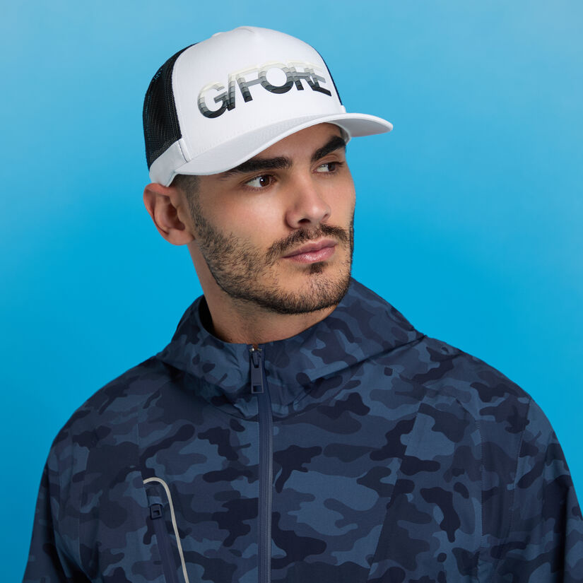 3D OMBR&Eacute; G/FORE COTTON TWILL TRUCKER HAT image number 3