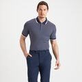 PERFORATED STRIPE POLO image number 3