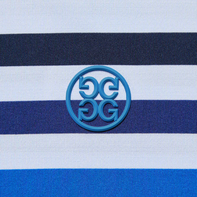 FAVOURITE STRIPE TECH JERSEY SLIM FIT POLO image number 6