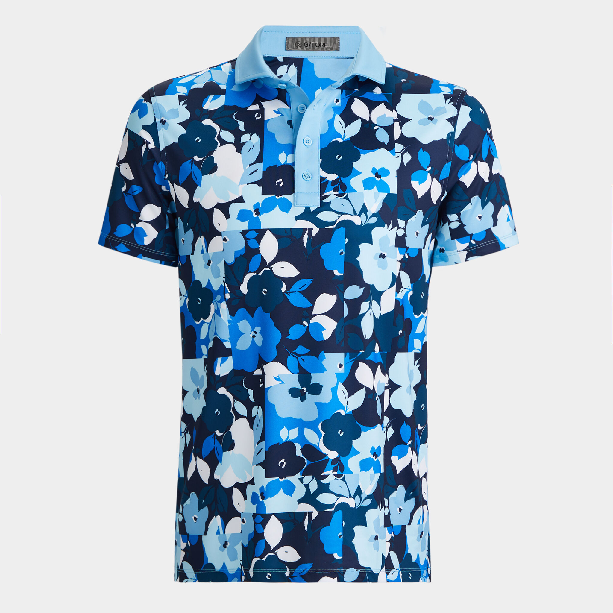 Patchwork polo shirt 2025
