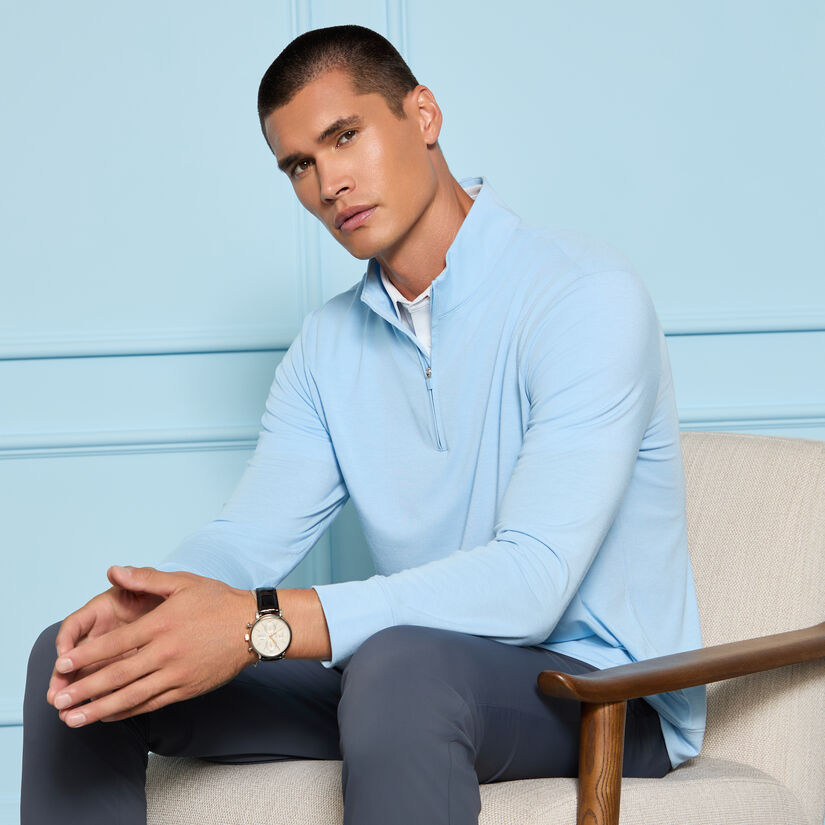 SOFT TOUCH JERSEY 1/4 ZIP image number 2