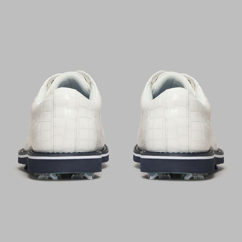 GALLIVANTER G/LOCK CROC-EMBOSSED LEATHER DERBY GOLF SHOE image number 5