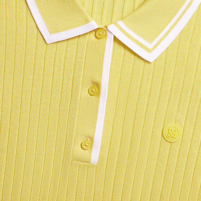 RIBBED KNIT JUMPER POLO image number 5