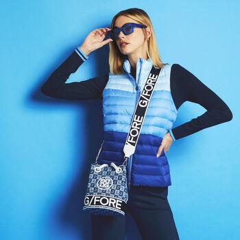 COLOUR BLOCK LIGHTWEIGHT DOWN PUFFER GILET