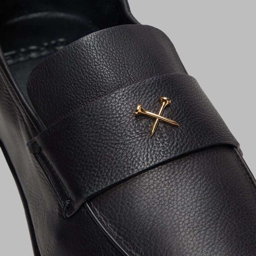 MEN'S METAL TEES LEATHER FLEX LOAFER image number 2