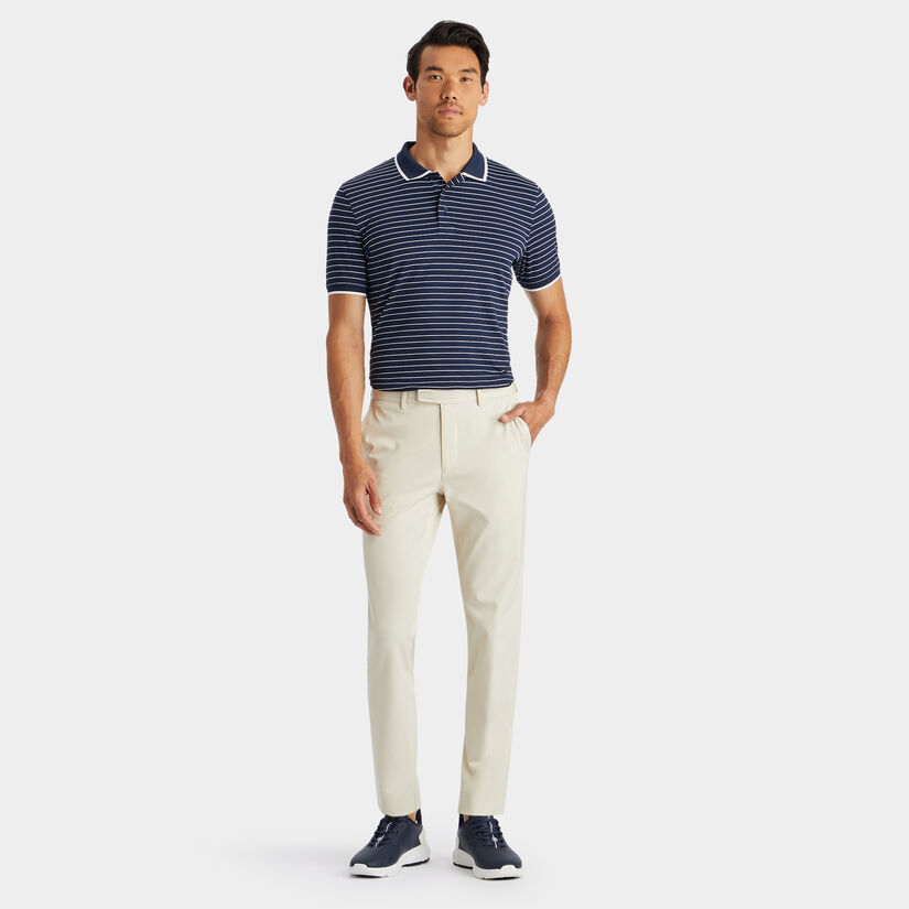 FINE LINE BANDED SLEEVE TECH PIQU&Eacute; POLO image number 4