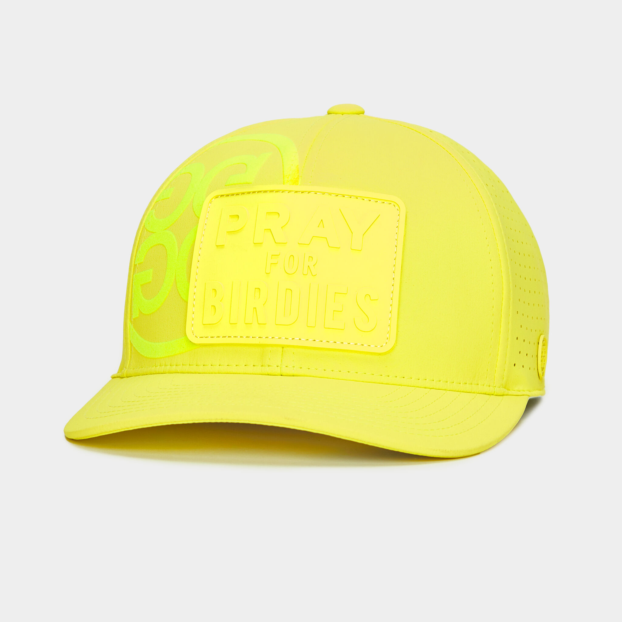 GFOREホワイトポロシャツ PRAY FOR BIRDIES PRAY FOR BIRDIES PERFORATED FEATHERWEIGHT TECH SNAPBACK HAT