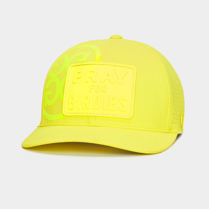 PRAY FOR BIRDIES PERFORATED FEATHERWEIGHT TECH HAT image number 1