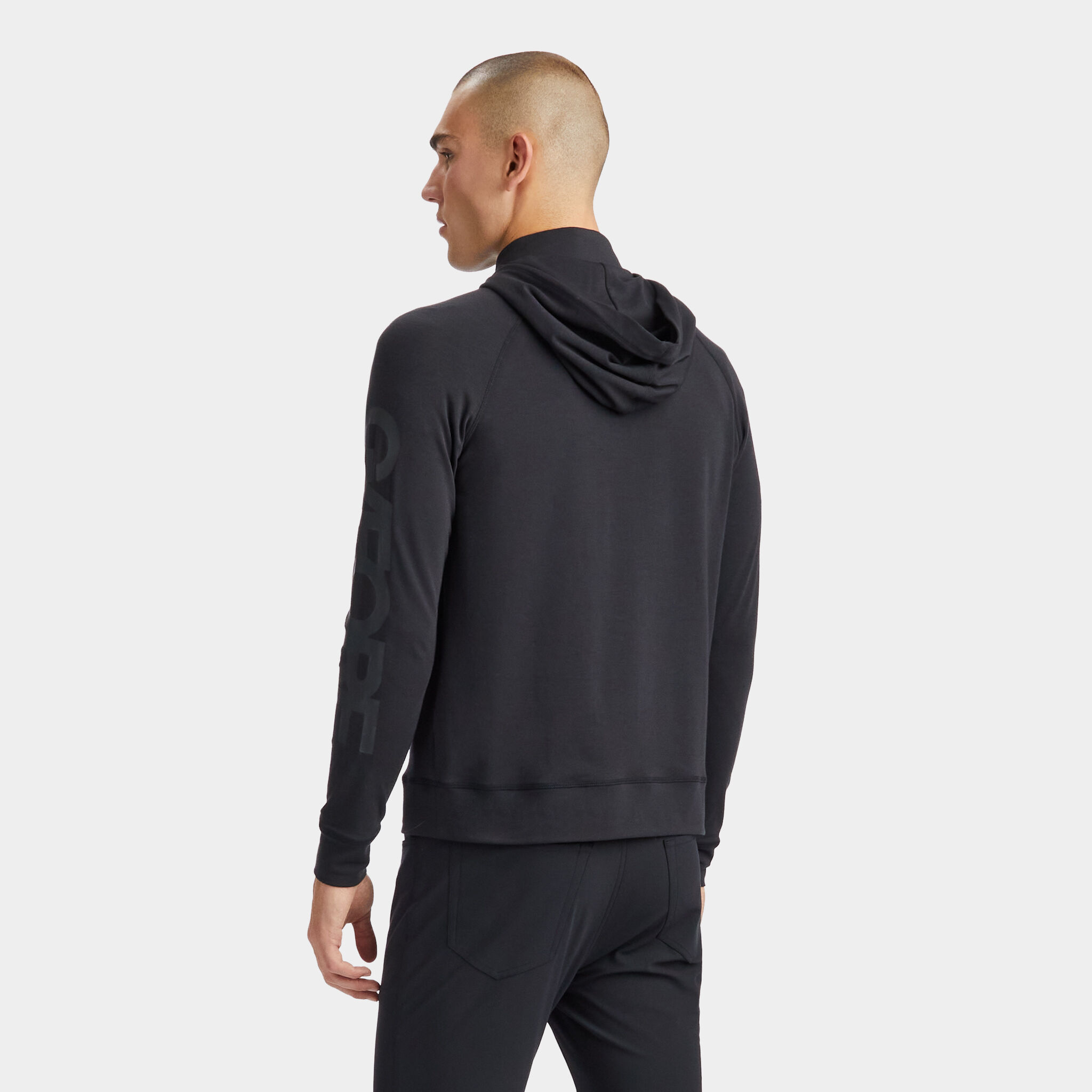 Mid zip hotsell hoodie