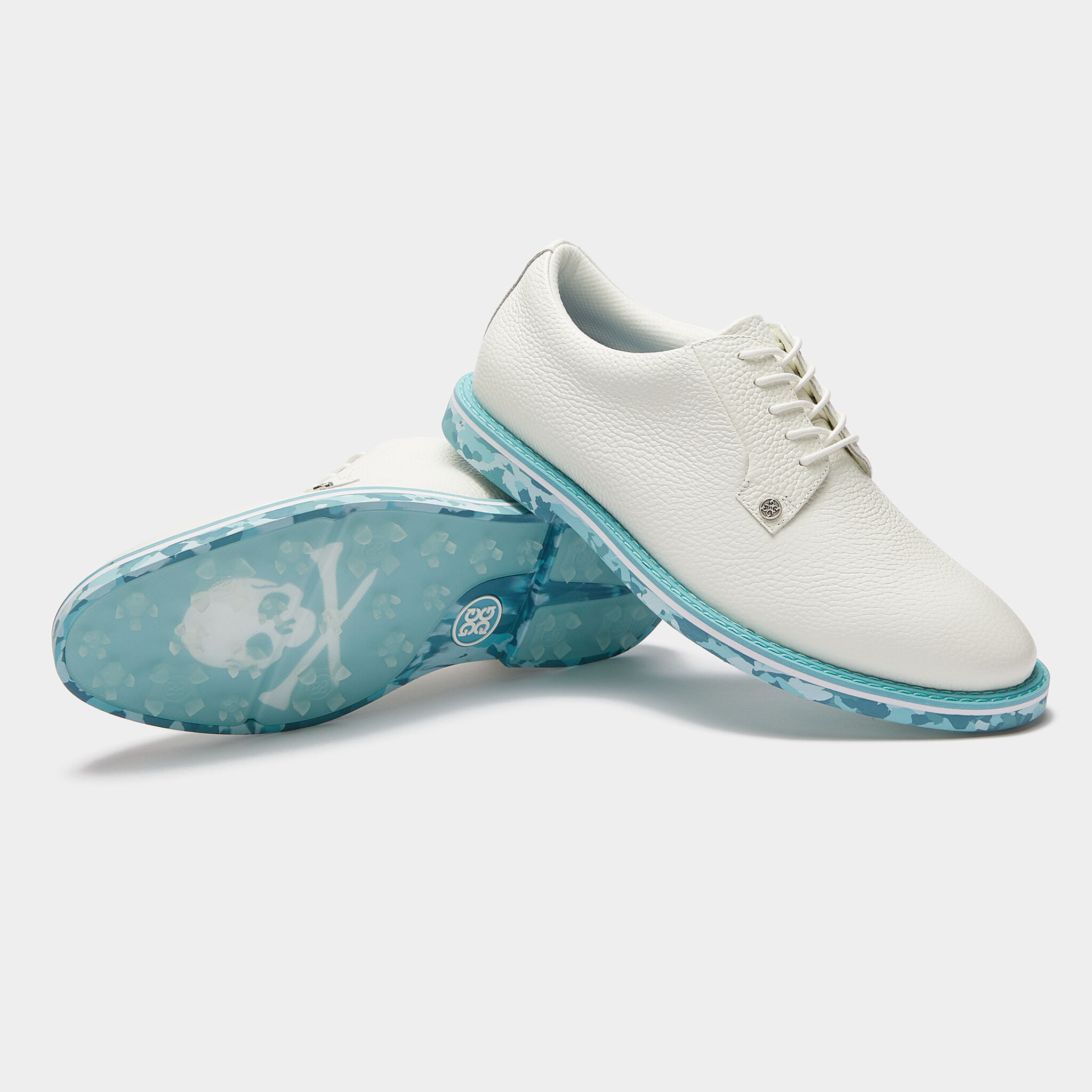 MEN S GALLIVANTER PEBBLE LEATHER CAMO SOLE GOLF SHOE G FORE