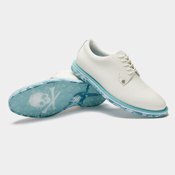 MEN'S GALLIVANTER PEBBLE LEATHER CAMO SOLE GOLF SHOE