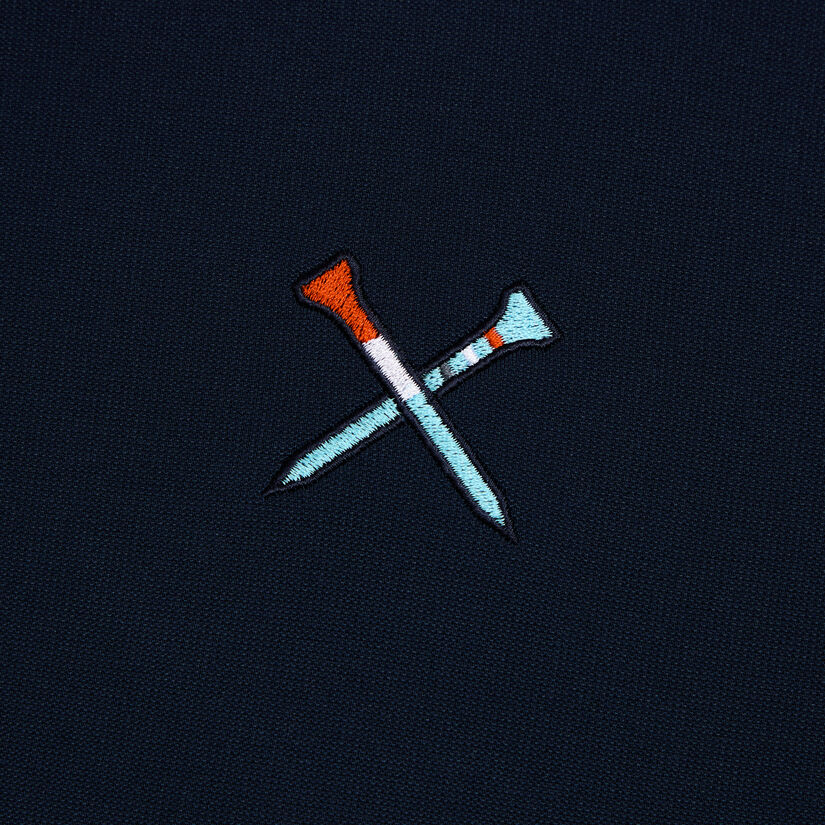 LTD RELEASE TEE TIME PERFORMANCE PIQU&Eacute; CREWNECK LAYER image number 5