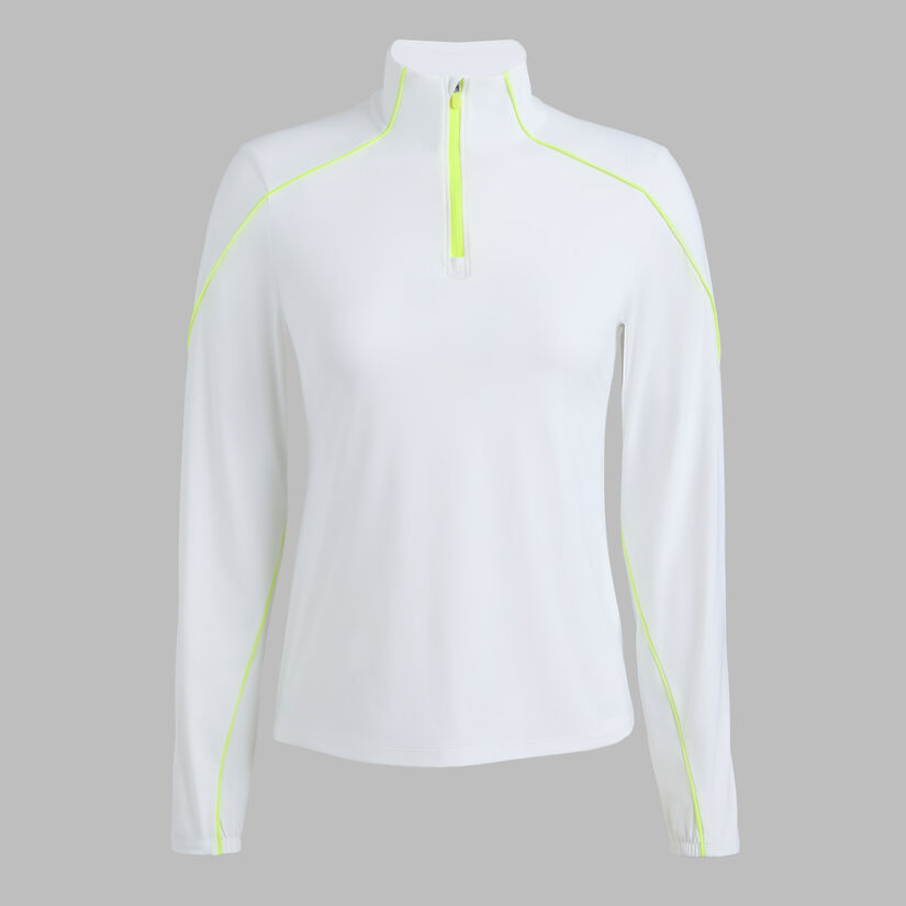 SUN SHIELD SILKY TECH NYLON QUARTER ZIP PULLOVER image number 1