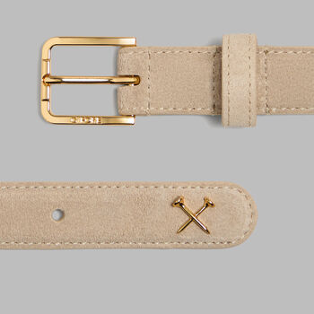 Alternative image of WOMEN'S METAL TEES SUEDE BELT - Alternate Image 1