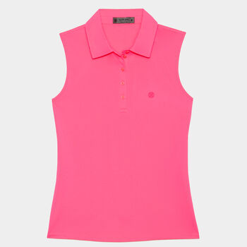 SLEEVELESS TECH PIQUÉ POLO