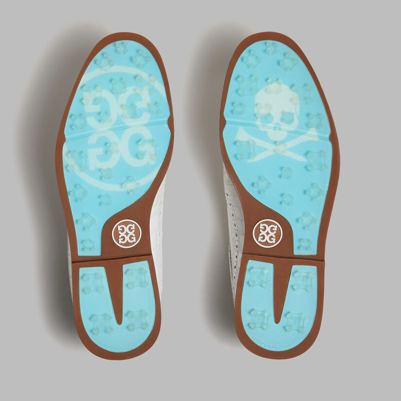 WOMEN'S LTD RELEASE GALLIVANTER CROC-EMBOSSED LEATHER LUXE SOLE GOLF SHOE image number 4