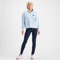 SKULL & T'S FRENCH TERRY BOXY QUARTER ZIP PULLOVER image number 4