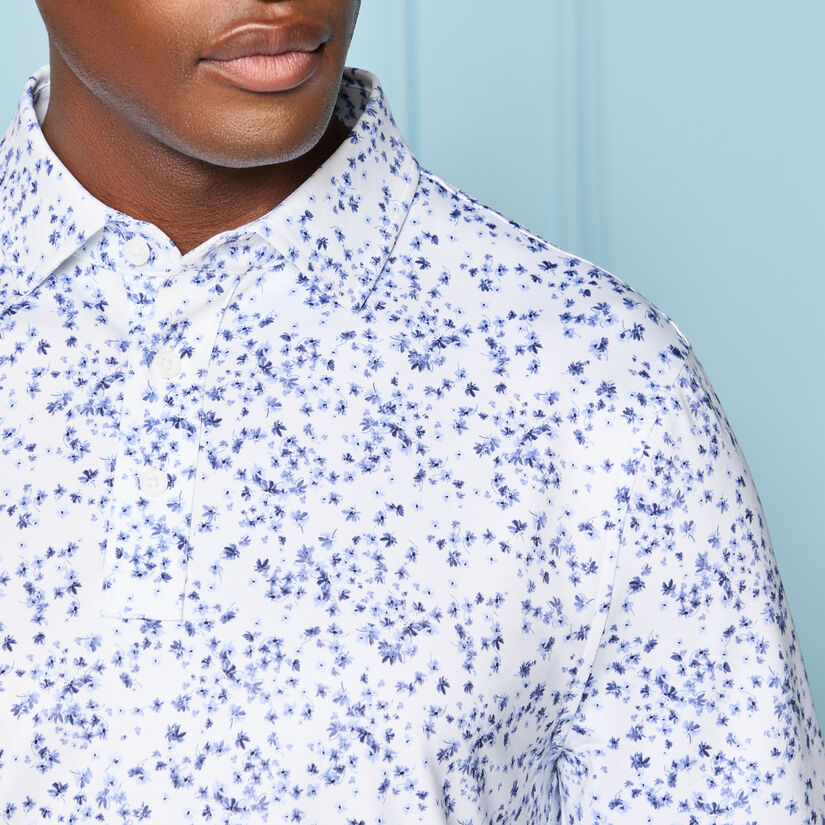 SCATTERED DITZY TECH JERSEY POLO image number 5