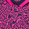 MINI DISTORTED CHECK BANDED SLEEVE TECH PIQUÉ POLO image number 6