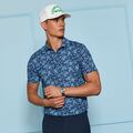 SCATTERED DITZY TECH JERSEY POLO image number 2