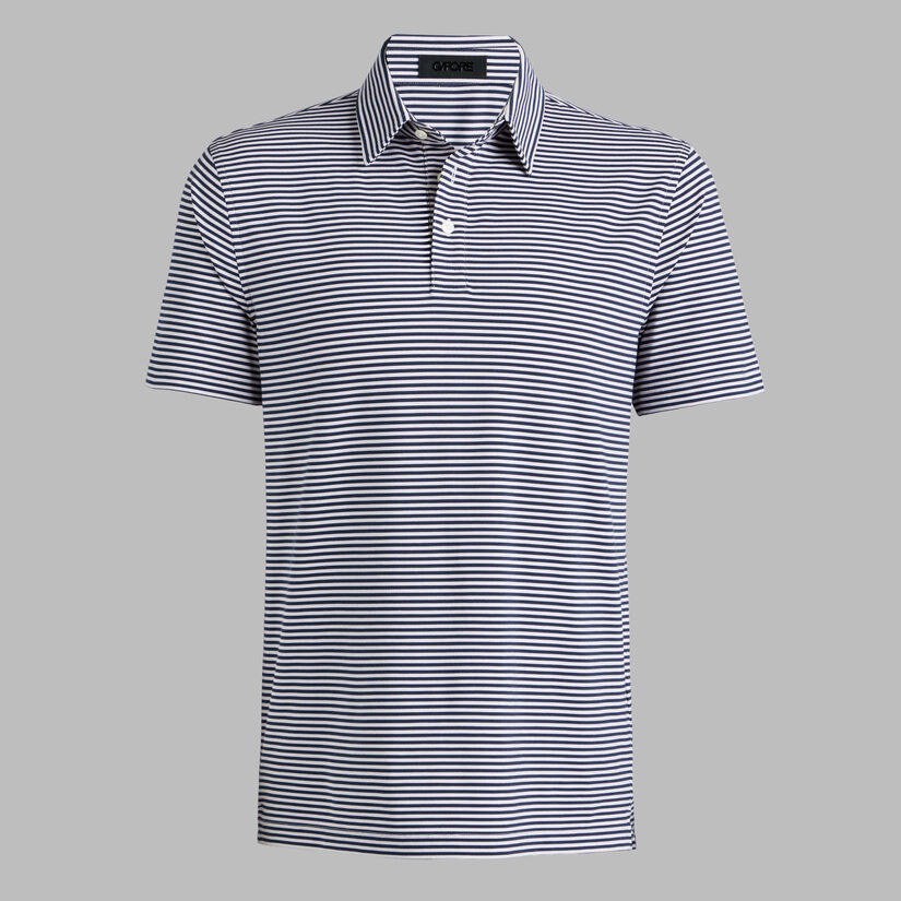 ALL PLAY STRIPE STRETCH KNIT POLO image number 1