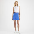 COLOUR BLOCK SILKY TECH NYLON A-LINE SKORT image number 4