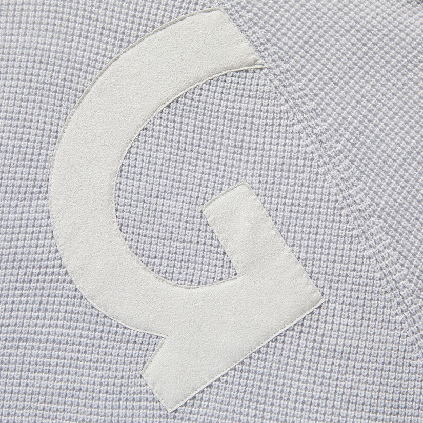 WAFFLE STITCH HOODED MERINO WOOL SLIM FIT PULLOVER image number 6