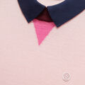 LAYERED MERINO WOOL LONG SLEEVE POLO JUMPER image number 6
