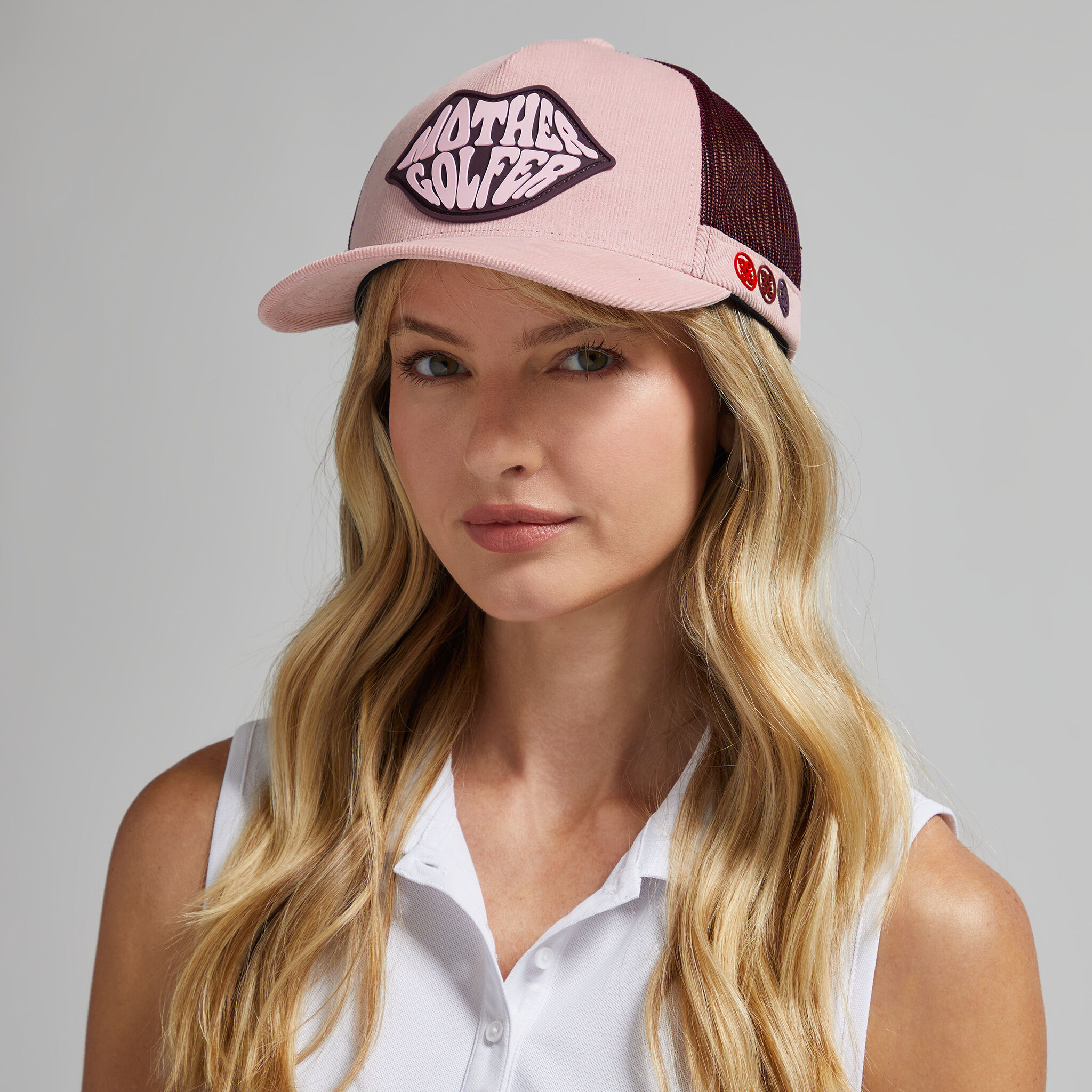 MOTHER GOLFER COTTON CORDUROY TRUCKER HAT WOMEN S HATS G FORE
