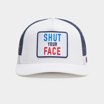 SHUT YOUR FACE COTTON TWILL TRUCKER HAT