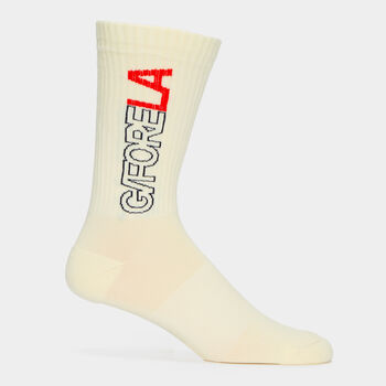 G/FORE LA RIBBED COMPRESSION CREW SOCK